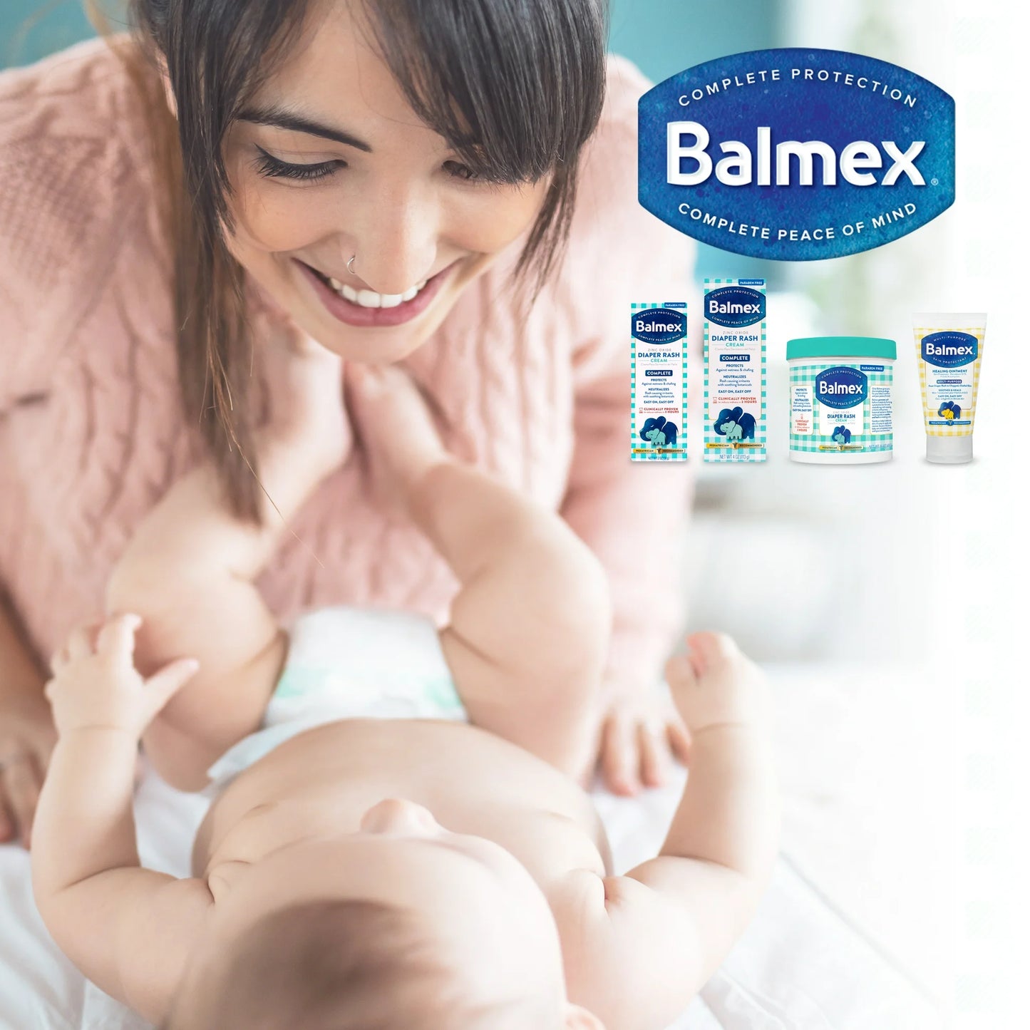 Balmex Complete Crema para la Piel con Óxido de Zinc y Relajantes Botánicos 113g