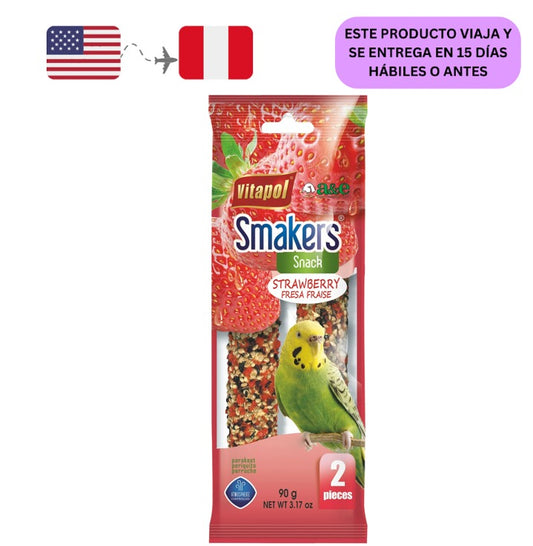 Smakers Bird Treat Sticks Fresa Perico 2conte A&E