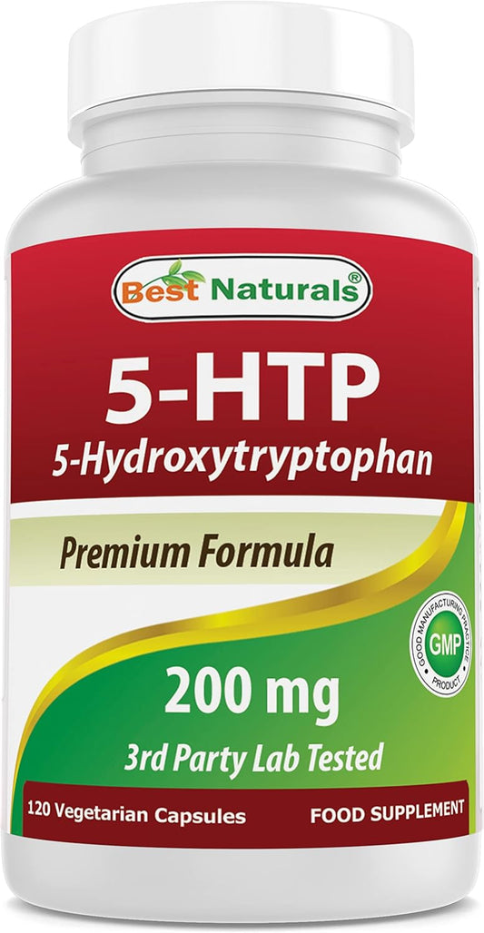 5-HTP Best Naturals 5-HTP 200 mg 120 Cápsulas