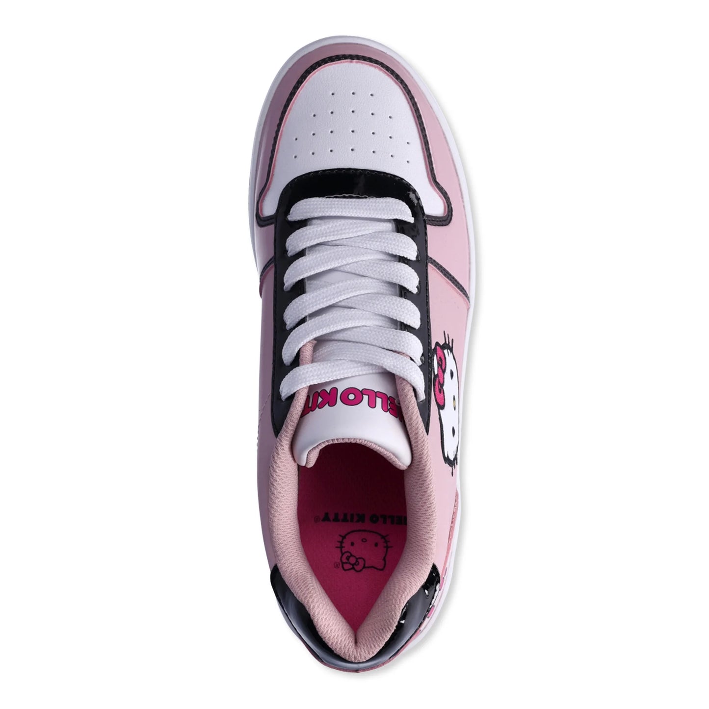 Hello Kitty Zapatillas by Sanrio Rosa Casual Court para Mujer, Talla 7