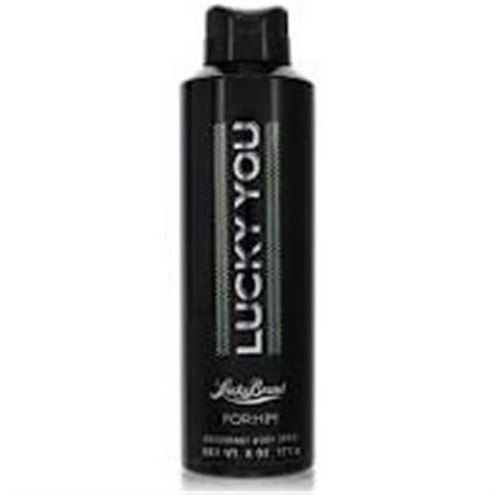 Lucky You for Him Desodorante Corporal en Spray, para Hombres, 6 oz