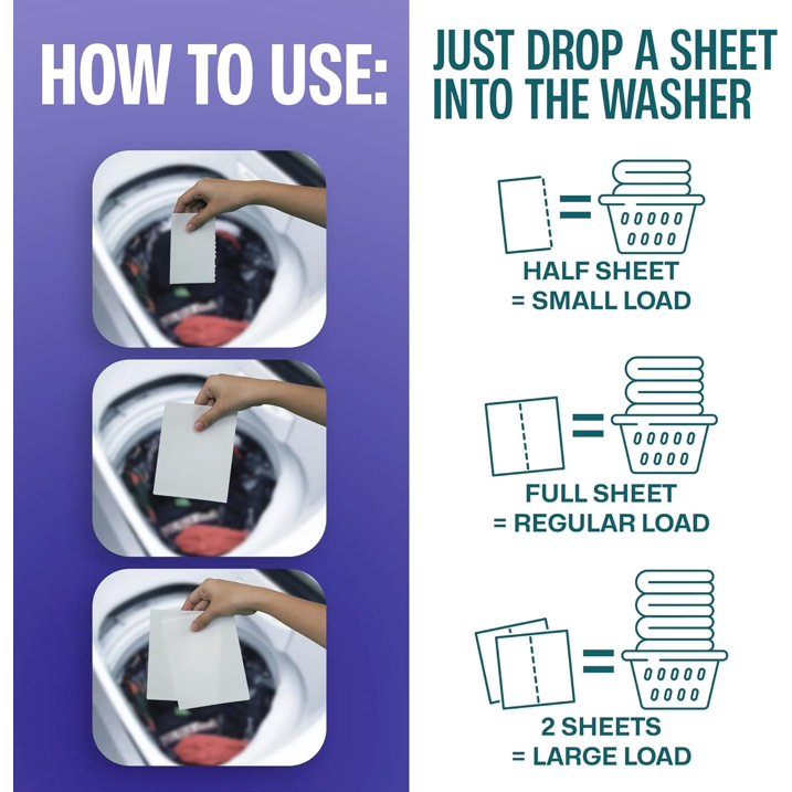 Laundry detergent Sheets Sudstainables 100 unidades