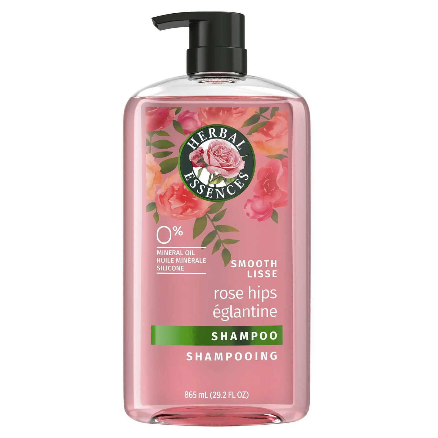 Rose Hips Smooth Herbal Essences Champú Todo Tipo de Cabello, 29,2 fl oz/ 865ml