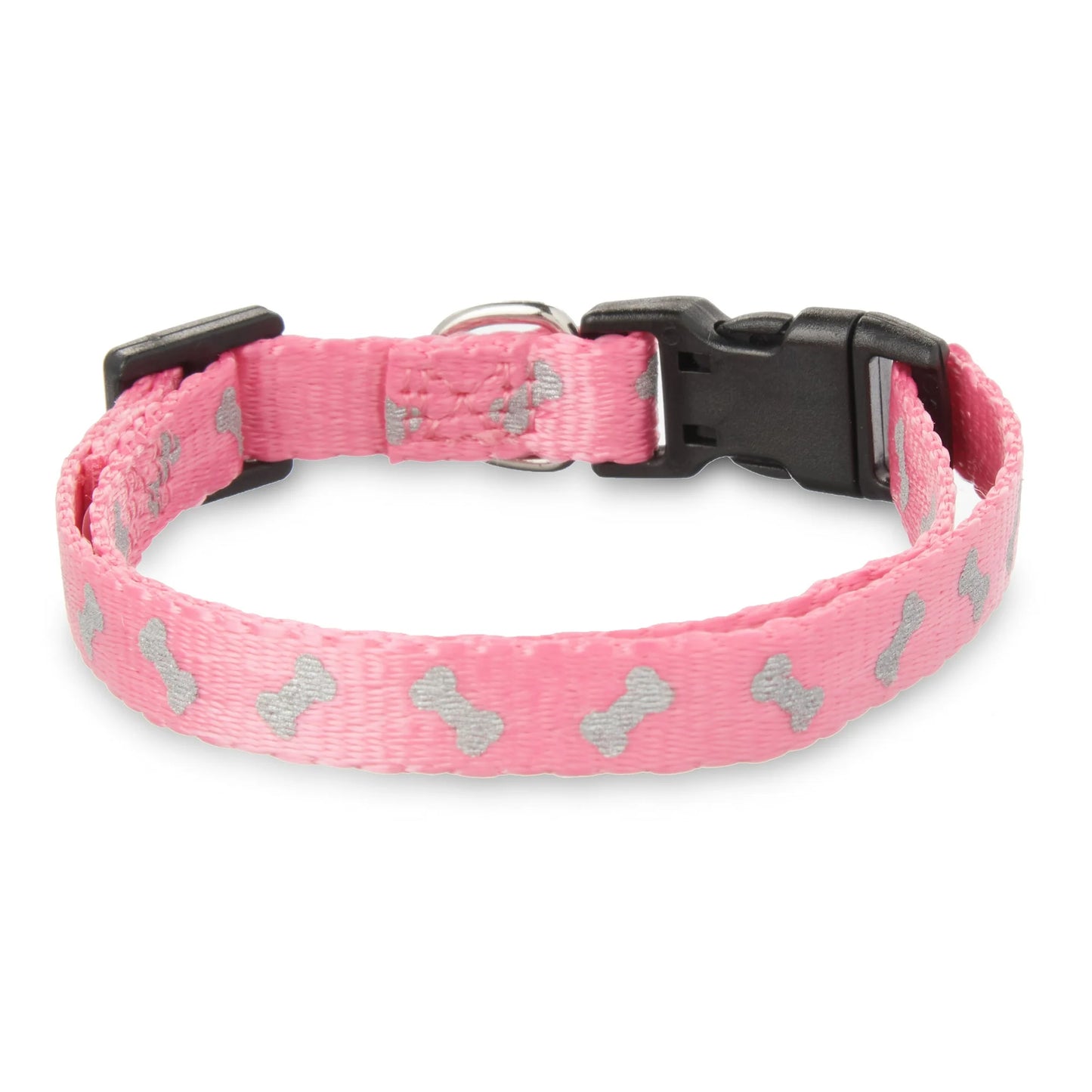 Vibrant Life - Correa para Perro Ajustable de Poliéster Reflectante Collar, Rosa, Tamaño Pequeño